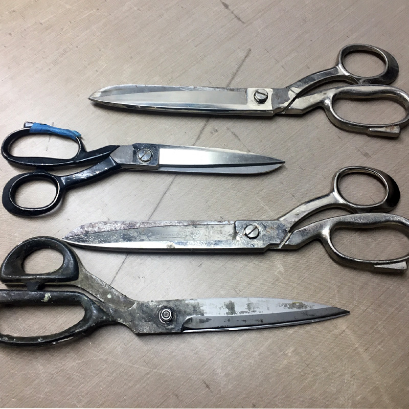 scissors and shears for composites Kevlar, carbon glass