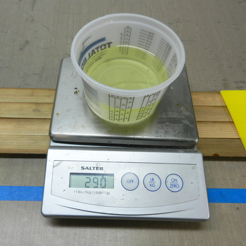 scale for measuring resin by weight epoxy